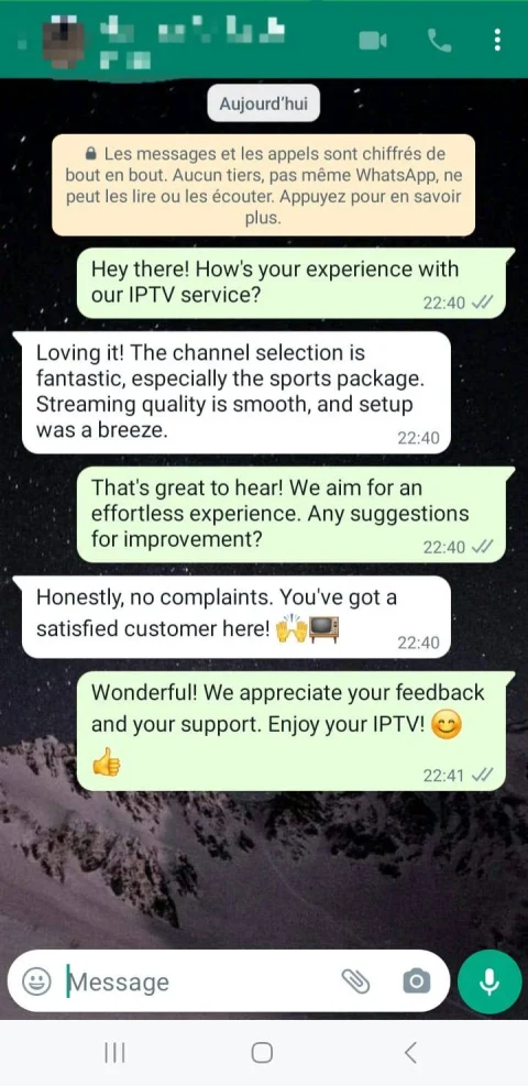 Customer WhatsApp conversation 2