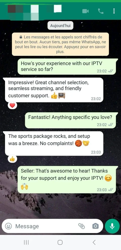 Customer WhatsApp conversation 4